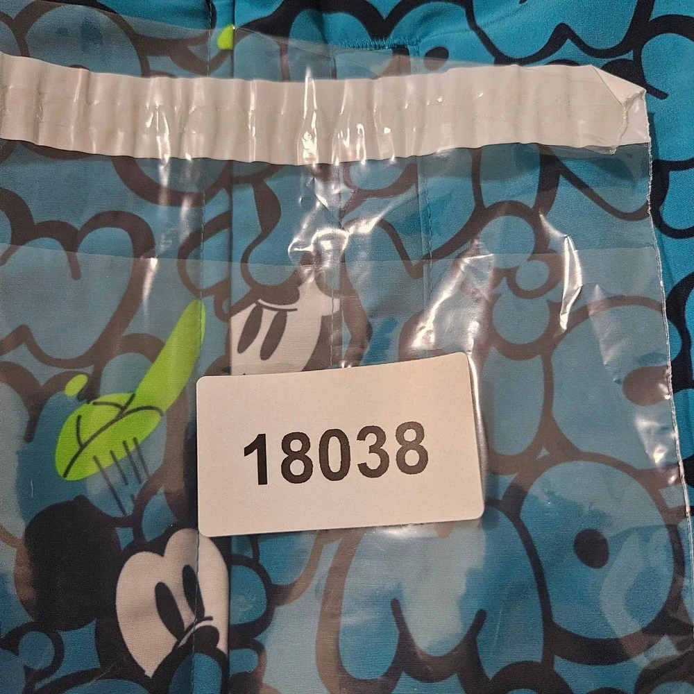 NEW Disney Mickey Mouse Kids Blue Puffer Winter Jacket‎ Hooded Size M 8 Years